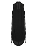 Autumn Crocus Kimono in Black