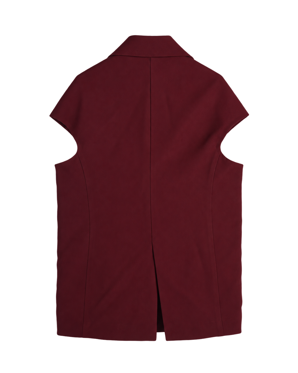 Hibiscus Vest in Burgundy