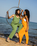 Marshmallow Jumpsuit in Orange