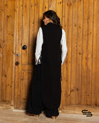 Autumn Crocus Kimono in Black