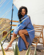 Wild Chicory Shirt Dress in Denim