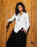 Lotus Shirt in White