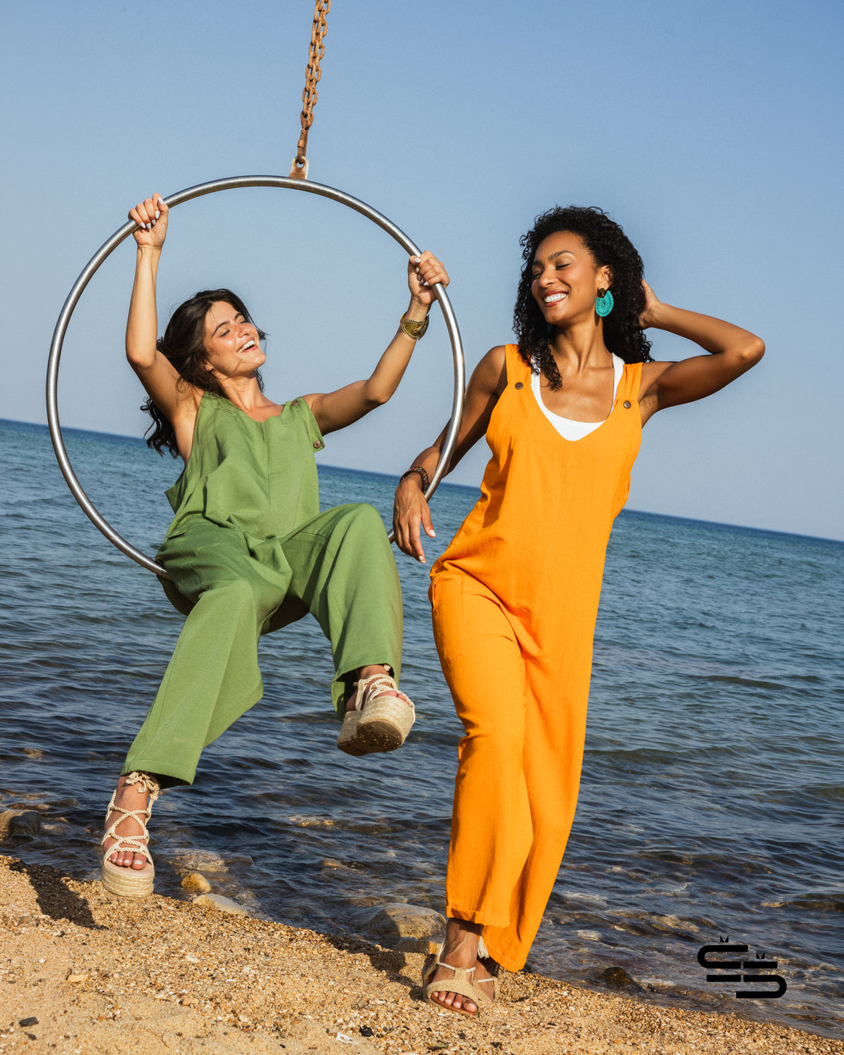 Marshmallow Jumpsuit in Orange