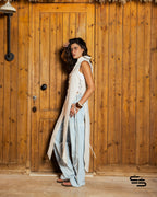 Autumn Crocus Kimono in off White
