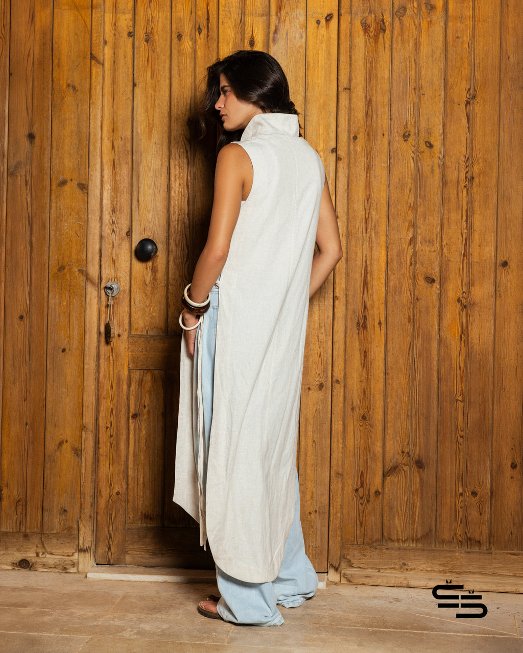 Autumn Crocus Kimono in off White