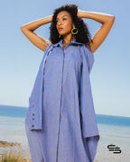 Wild Chicory Shirt Dress in Denim