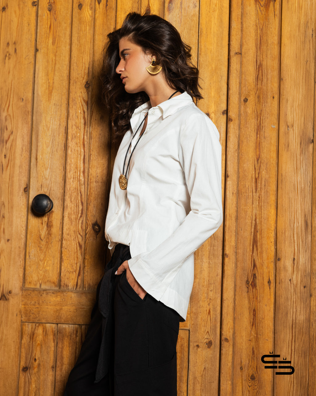 Lotus Shirt in White