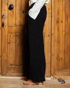 Egyptian Cotton Pants in Black