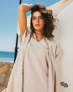 Chrysanthemum Dress in Beige
