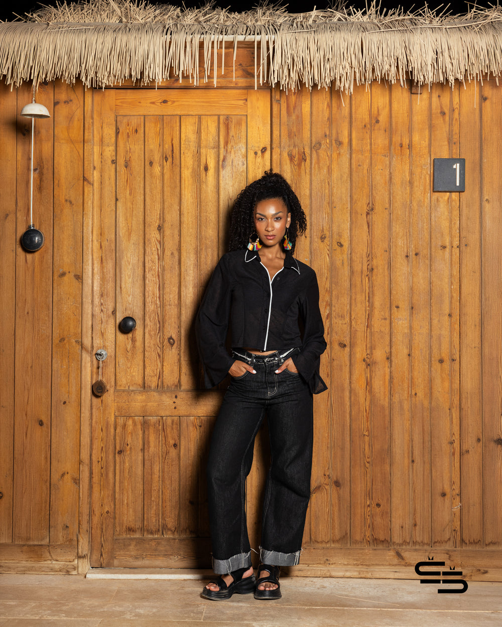 Safflower Shirt in Black