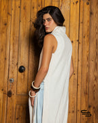 Autumn Crocus Kimono in off White