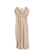 Chrysanthemum Dress in Beige