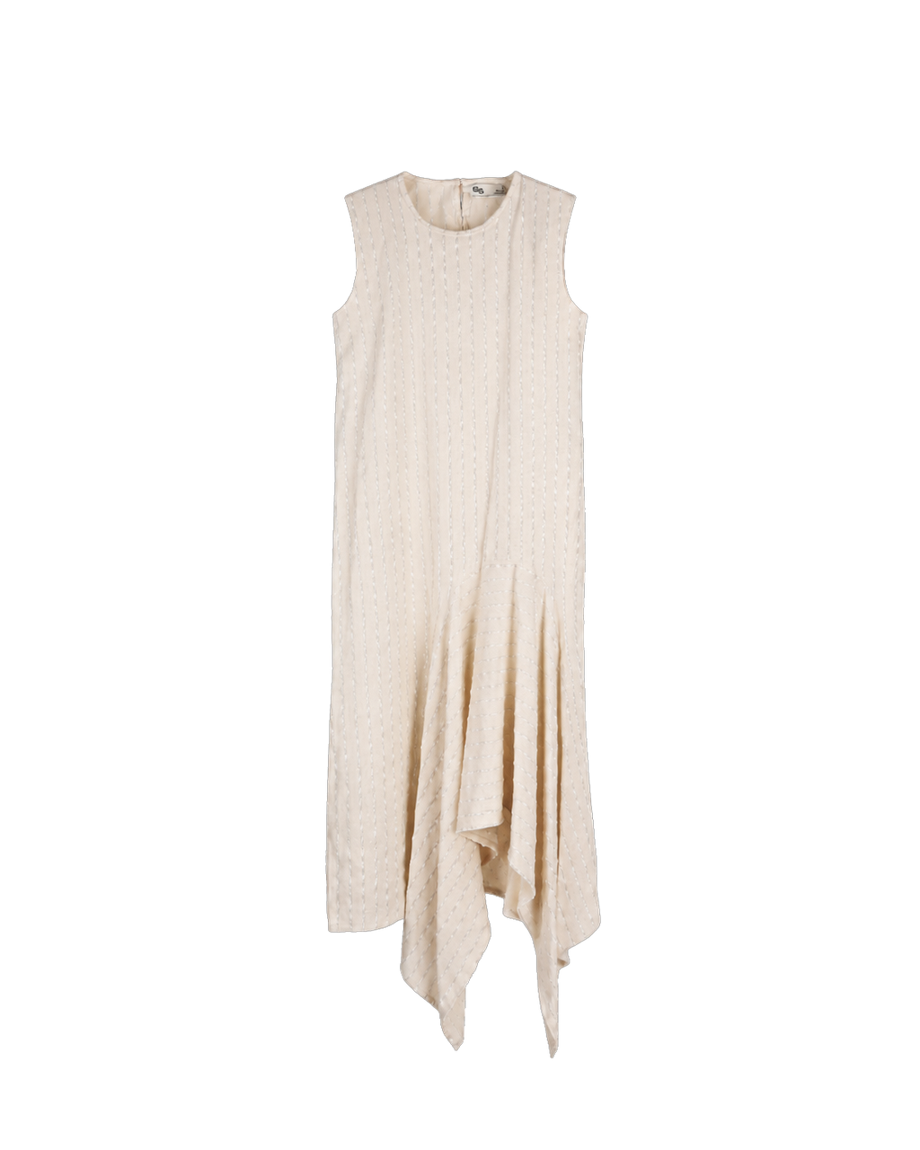 Silver Striped Oriental Lily Dress and Bag