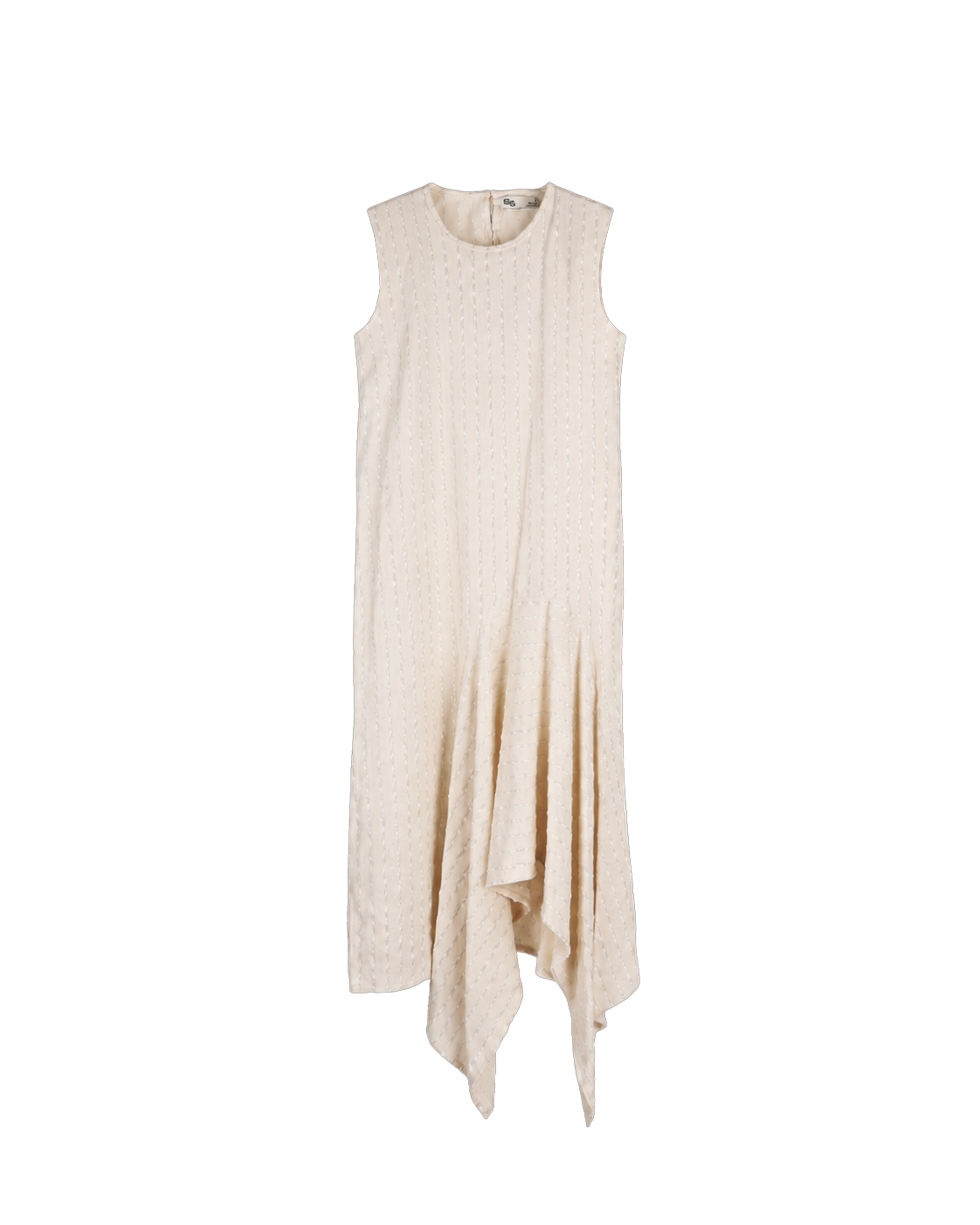 Silver Striped Oriental Lily Dress and Bag