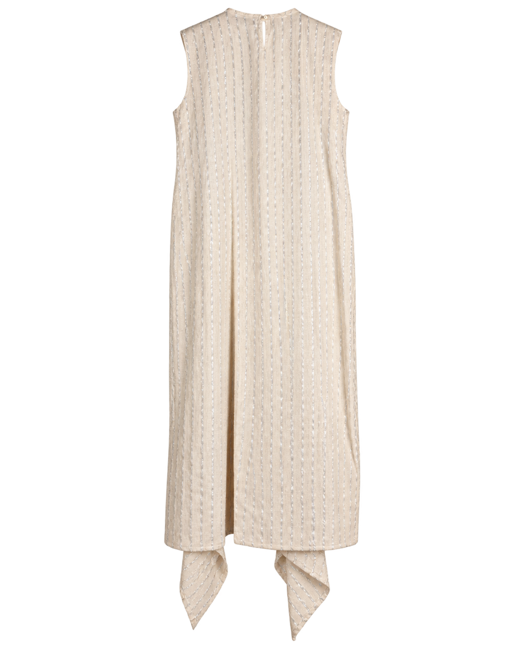 Silver Striped Oriental Lily Dress and Bag