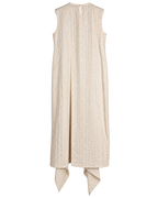 Silver Striped Oriental Lily Dress and Bag