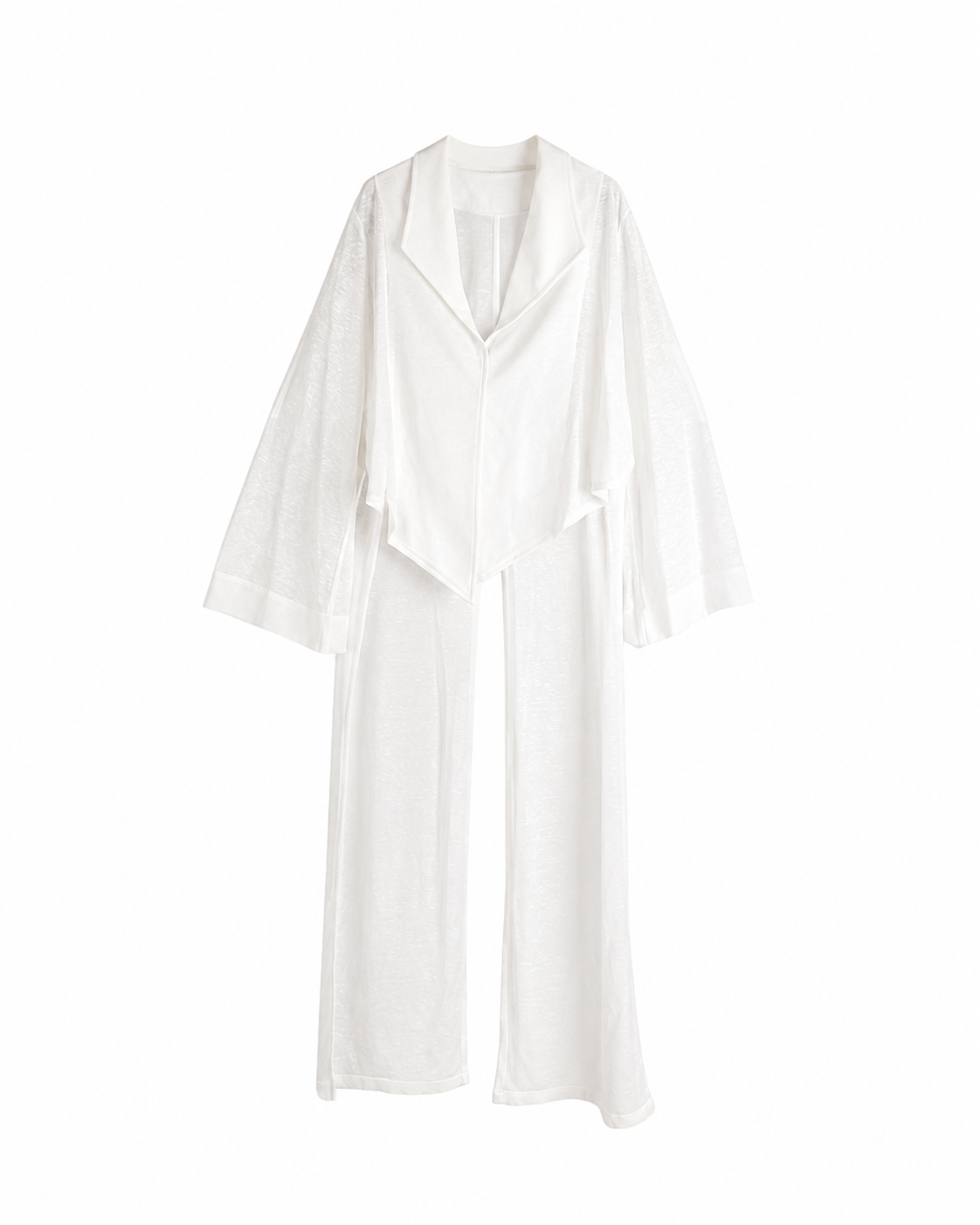 ⁠ ⁠Sea Lavender Cardigan in White